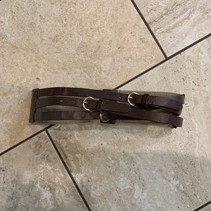 Leather multi belt